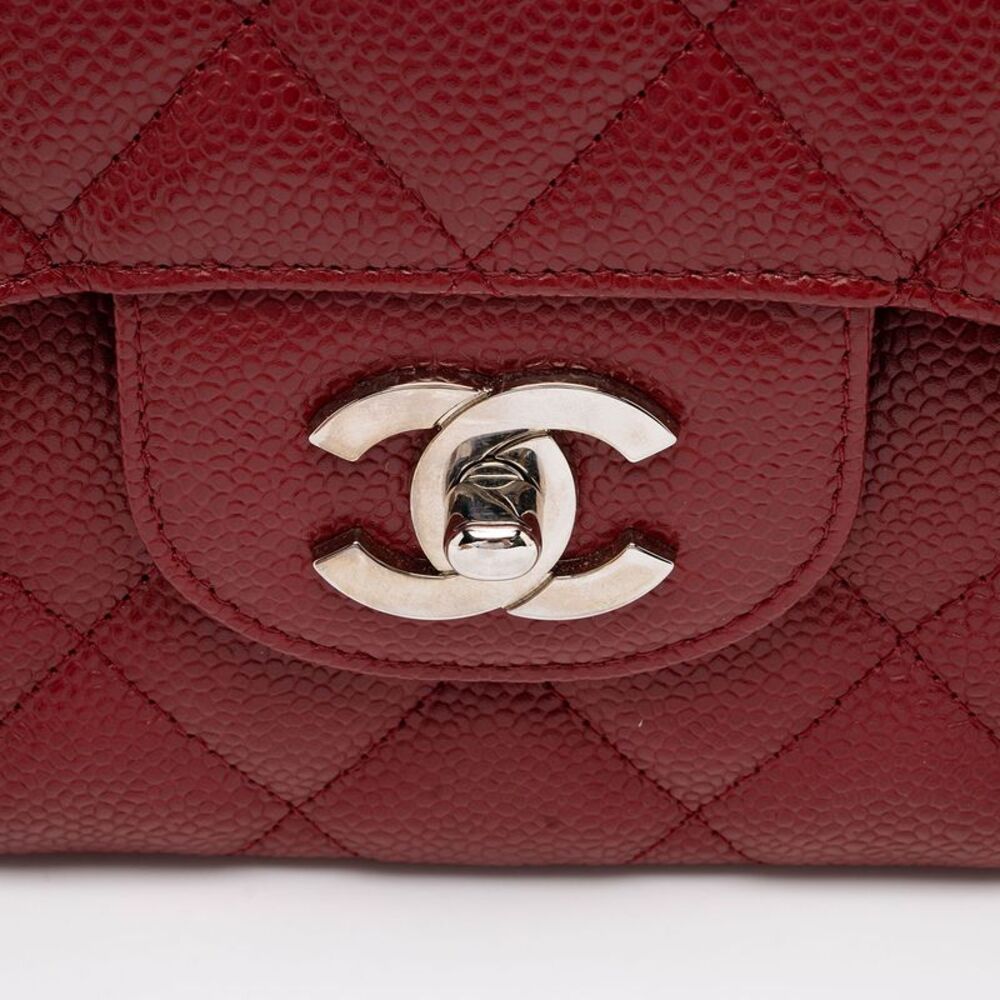 Chanel Caviar Leather Classic Jumbo Single Flap Bag - Picture 9 of 14